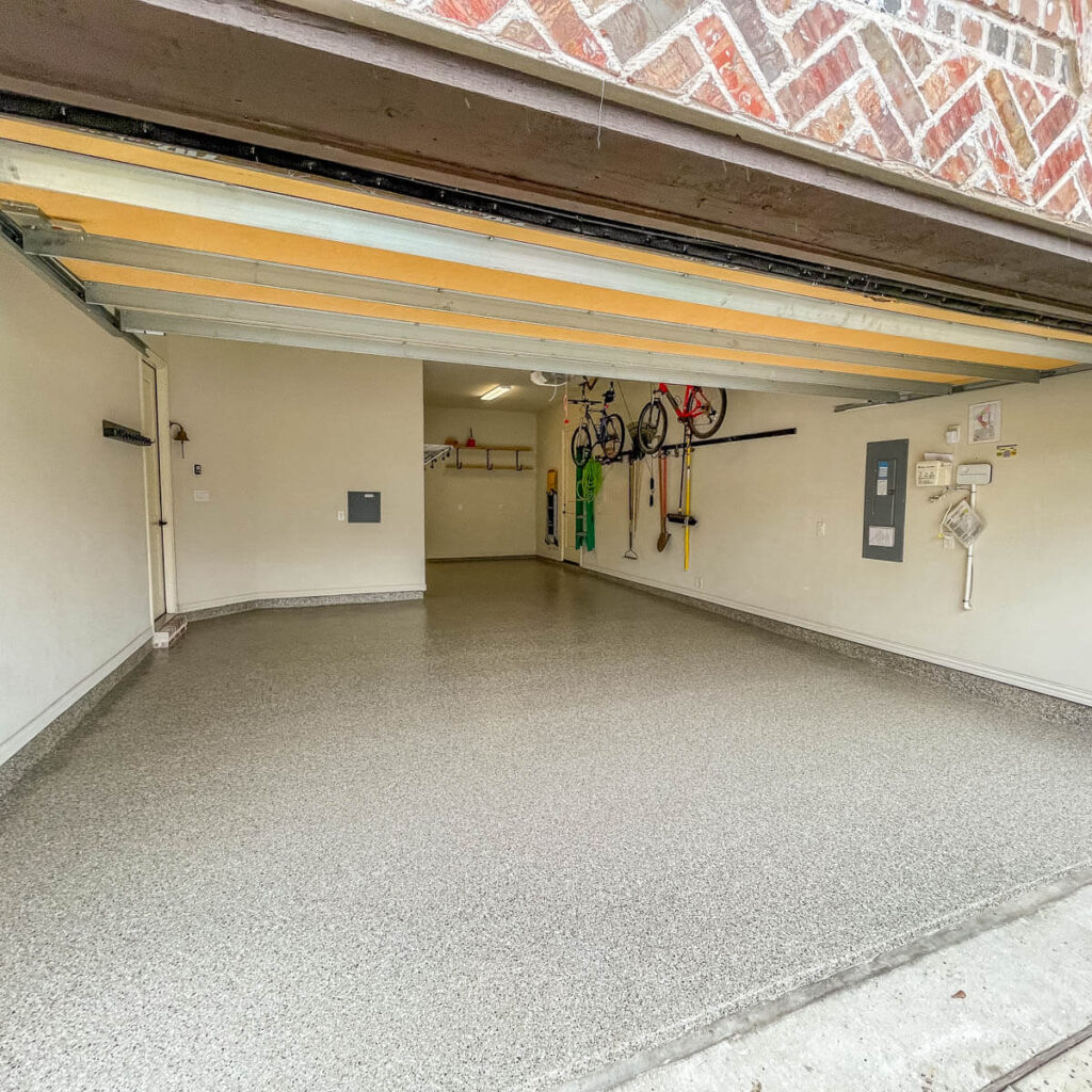 Polyaspartic Garage floor coating Dallas