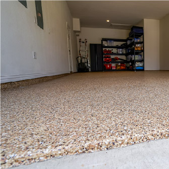 garage floor coating with polyaspartic