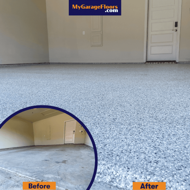 Garage Floor Coating the Woodlands Tx - Garage Floor Coating Before and After - Garage Floor Coating Before and After