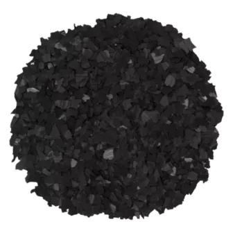 Carbon garage floor flake color - polyaspartic full flake finish