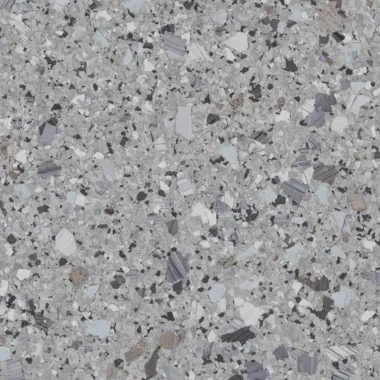 The Agate flake blend in gray, white and tan, shown full frame
